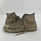 Rare Vintage Converse Made In Usa Hemp Hi Top Sneakers Size 5 5 -  display Only 