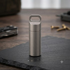 Waterproof Titanium Pill Fob 1 5    39mm