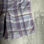 Polo Ralph Lauren Swim Trunks Youth Xl Blue Plaid Drawstring Board Shorts Lined