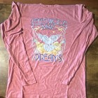Fleetwood Mac  dreams  Graphic Pink Long Sleeve Shirt  Size M