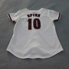 Vtg Arizona Diamondbacks Jersey Womens Small Dbacks Upton 10 White Mlb Baseball