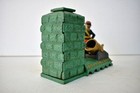 Vintage Artillery Bank Cast Iron Mechanical Money Box Coin Savings Collectible 2