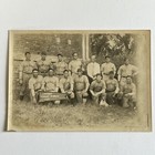 Vintage Group Photograph Men Baseball Team Pennant Winners Dog Lockhart Sc 1930