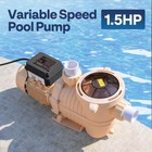 Swimming Pool Pump 1 5hp Variable Speed Self-priming For In above Ground Pools