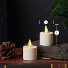 Set Of 4 Luminara Flameless Moving Wick Led Battery Tea Light Candles W remote