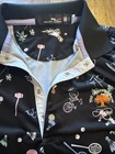 Rlx Ralph Lauren Ladies Black Racquet Sleeveless Polo Sz S Kiawah Ocean Course