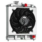 4row Radiator shroud Fan For 1992-2001 Honda Civic Eg Ek Del Sol Integra Pro