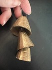 Set Of 3 Vintage Bronze Nested Bells  Asian Temple Bells