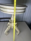 Antique Early 20th Century Victorian Marble Top Side Table Plant Stand Free-ship