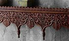 Elegant Wooden Engraved Shelf Wall Bracket Beautiful Hand Polish Carved Engraved