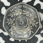 1987 Uganda 5 Shillings Lot c7795 High Grade  Beautiful 