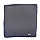 New Eton X Harry Rosen 100  Silk Pocket Square Navy White Polka Dot Made italy