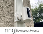 Downspout Mount For Ring Camera - No-drill Rubber Outdoor Security Camera Mount