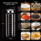 15 Oz Large Salt Pepper Shakers With Adjustable 450ml 2 56 8 In   Clear