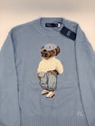 Polo Ralph Lauren Light Blue Polo Bear Sweater Women   s Medium