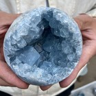 1 8lb Natural Blue Celestite Geode Quartz Crystal Mineral Specimen Healing