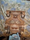Vintage 1970 Don Freedman Fiber Art Wall Hanging Tapestry Mcm Macrame Boho Woven