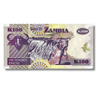 Zambia 100 Kwacha Banknote  2006  P-38  Uncirculated X 1 Pc         