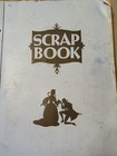 Antique Scrapbook C  1930s  Color Newspaper Articles  Prints  Poems   1932 Note