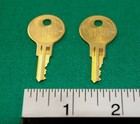 Valley Pool Table No  512 Or C512a Keys - Qty  Of 2 Keys For 1 Price - New