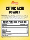 Sundance Citric Acid Powder Food Grade   1 Lb   Mixes 1 Pound  pack Of 1 
