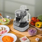 5-in-1 Electric Vegetable Dicer Chopper Shredder Commercial Food Processor 600w