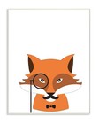 Stupell Home D  cor Graphic Hipster Fox Wall Plaque Art  10 X 0 5 X 15  Proudl   