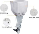 Icover Outboard Motor Cover  600d Waterproof Motor Hood Cover 5 Sizes grey