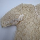 Best   Co 1950s Infant Lace Jacket Sweater Satin Lined Baby Vintage Heirloom