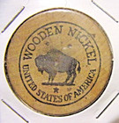 Wooden Nickel Token-evo s Time Out-1 2 Price