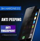 2x Privacy Anti-spy Tempered Glass Screen Protector For Iphone 6 7 8  X 11 12 