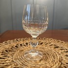 Belfast Bohemia Crystal Crystalex Wine Glass Crosshatch Cut 5 3 4 