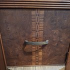 Antique - Art Deco Waterfall Nightstand Or End Table Inlaid Design Free Shipping