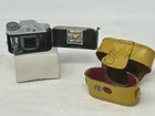 Vintage Crystar Mini Spy Camera W  Yellow Leather Case  All Made In Japan