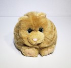 1994 Vintage Puffkins Tan Tabby Cat Kitty Plush Stuffed Animal Toy Swibco 4  Euc