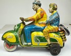 Vintage 1950s Tin Litho Technofix 282 Vespa Scooter Toy Drgm Germany Motorcycle