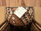 X-large  18  Hand Woven Traditional Zulu Tribal Basket South Africa Round