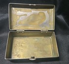 Antique 1920-30s Gillette Razor Kit Case  Case Only Nickle Plated Brass