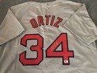 David Ortiz Big Papi Signed Auto Custom Gray Jersey Mlb Hof Boston Red Sox Coa