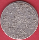 R  Poland Lithuania 3 Groschen 1588 Riga Sigismund Iii Xf Details  3654