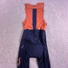 Rapha Souplesse Winter Bib Tights With Pad Women Xs Black Orange Road Bike