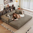 Convertible Sleeper Sofa Bed Modular Floor Couch Loveseats W pillow Back Support