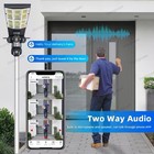 400w  Street Solar Tri Lens Camera 6k Storage tf Card Storage Available