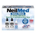 Neilmed Sinus Rinse Kit 250 Premixed Packets   2 Bottles   Nasamist Saline Spray
