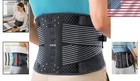Breathable Lumbar Support Brace For Comfortable Daily Wear - Light Gray L Size