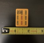 Mahjong Vintage Butterscotch Bakelite  9 Bam Tile