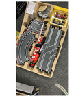 Carrera Go   Turbo Champions 1 43 Scale Slot Car Race Track Set Missing One Remo