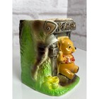 Vintage 1964 Disney Winnie The Pooh Mr Sanders Ceramic Planter Pencil Holder