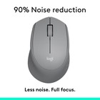 Logitech - M330 Silent Wireless Optical Mouse With Quiet Clicks - Wireless -    