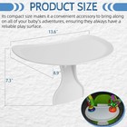 Bumbo Baby Booster Seat Tray Attachment - White - Compatible With Bumbo